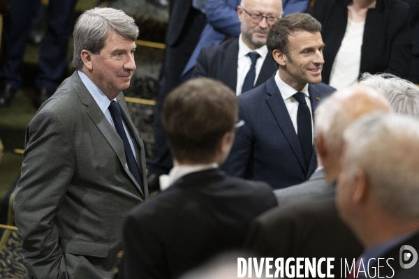 Emmanuel MACRON à l Institut de France pour les 40 ans du CCNE