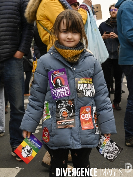 MANIFESTATION CONTRE LA REFORME DES RETRAITES, Paris le 11/03/2023, 7e journée de mobilisation.