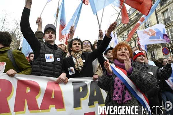 MANIFESTATION CONTRE LA REFORME DES RETRAITES, Paris le 11/03/2023, 7e journée de mobilisation.