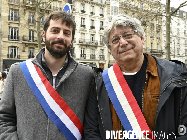 MANIFESTATION CONTRE LA REFORME DES RETRAITES, Paris le 11/03/2023, 7e journée de mobilisation.