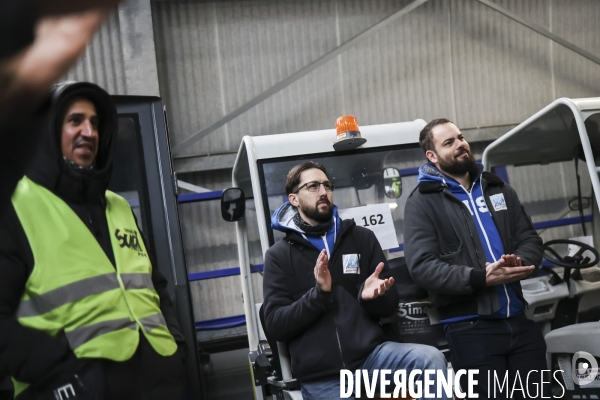 AG de l intersyndicale des cheminots de la gare de Lyon