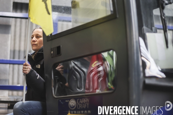 AG de l intersyndicale des cheminots de la gare de Lyon