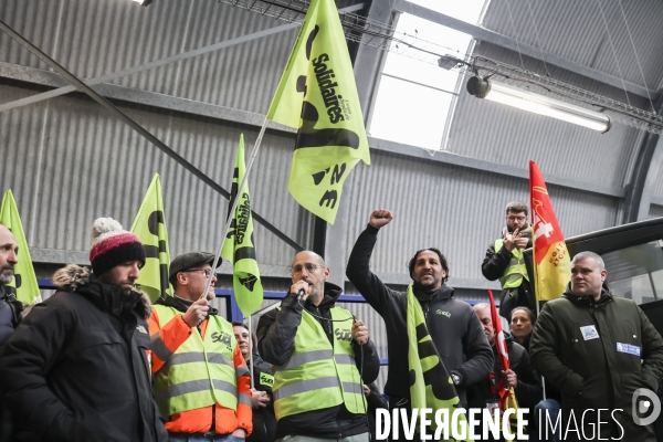 AG de l intersyndicale des cheminots de la gare de Lyon