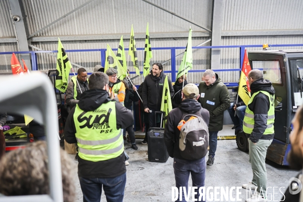 AG de l intersyndicale des cheminots de la gare de Lyon