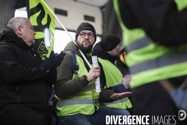 AG de l intersyndicale des cheminots de la gare de Lyon