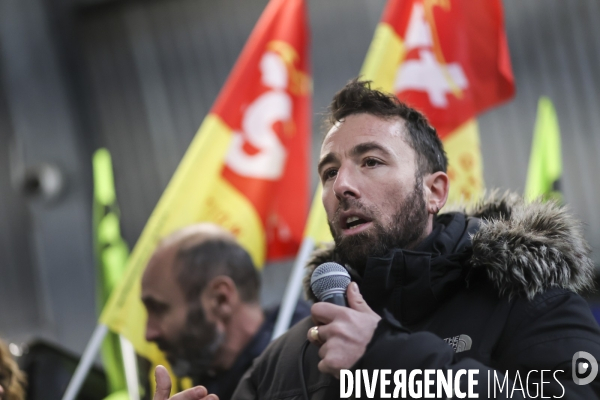 AG de l intersyndicale des cheminots de la gare de Lyon