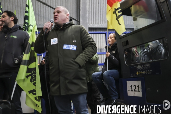 AG de l intersyndicale des cheminots de la gare de Lyon