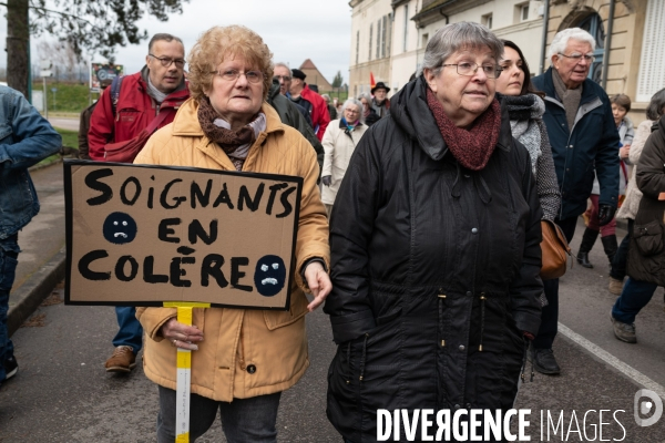 Manifestation maternite Autun