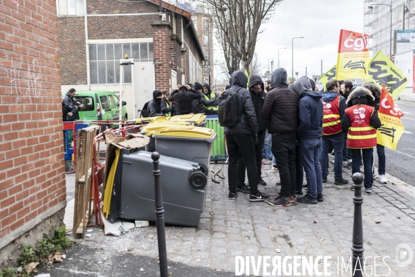 Grève des éboueurs de l usine d incinération d Ivry-sur-Seine