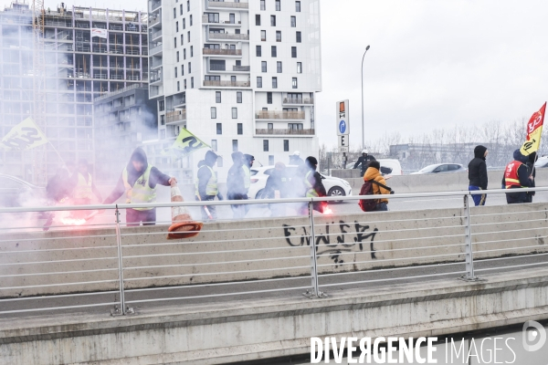 Grève des éboueurs de l usine d incinération d Ivry-sur-Seine