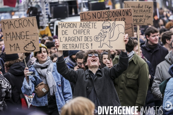 Manifestation contre la réforme des retraites 07032023