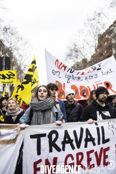 Manifestation contre la réforme des retraites 07032023