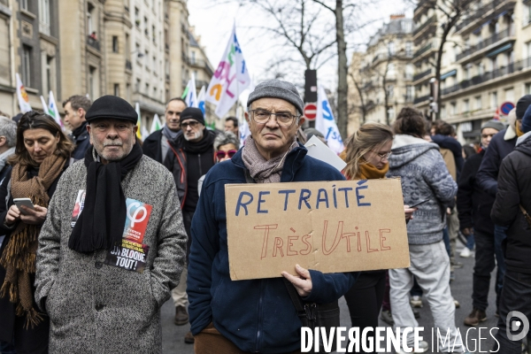 Manifestation contre la réforme des retraites 07032023