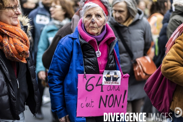 Manifestation contre la réforme des retraites 07032023