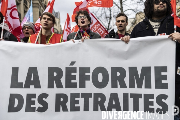 Manifestation contre la réforme des retraites 07032023