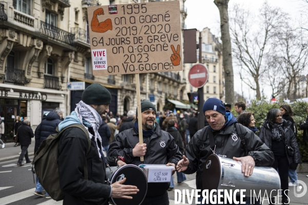 Manifestation contre la réforme des retraites 07032023