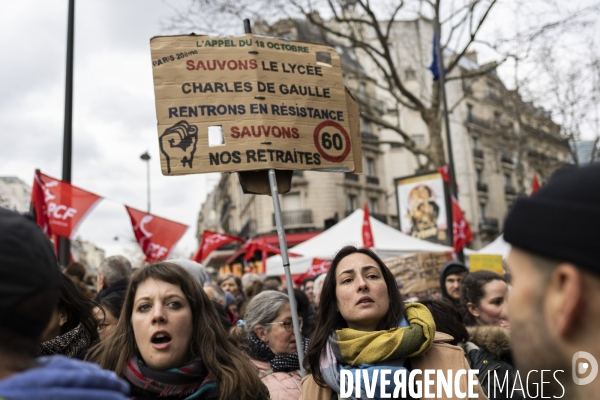 Manifestation contre la réforme des retraites 07032023