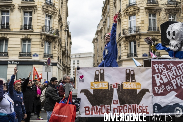 Manifestation contre la réforme des retraites 07032023