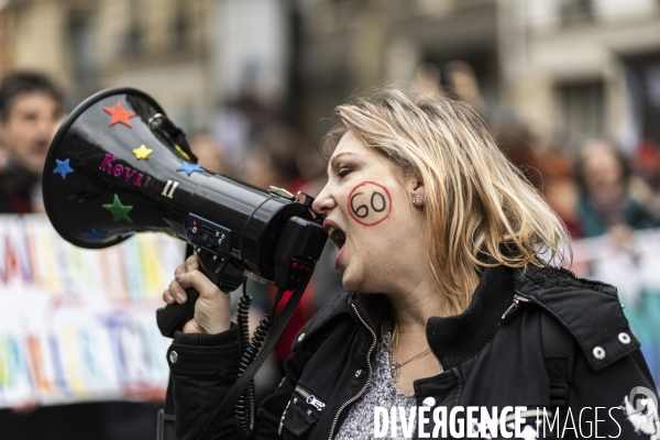 Manifestation contre la réforme des retraites 07032023