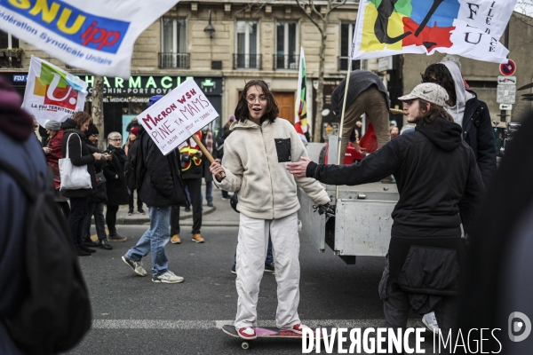 Manifestation contre la réforme des retraites 07032023