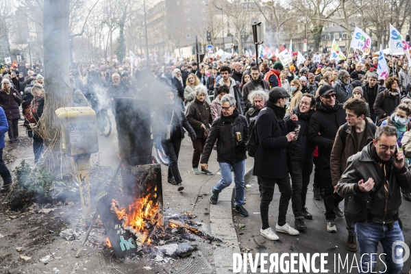 Manifestation contre la réforme des retraites 07032023