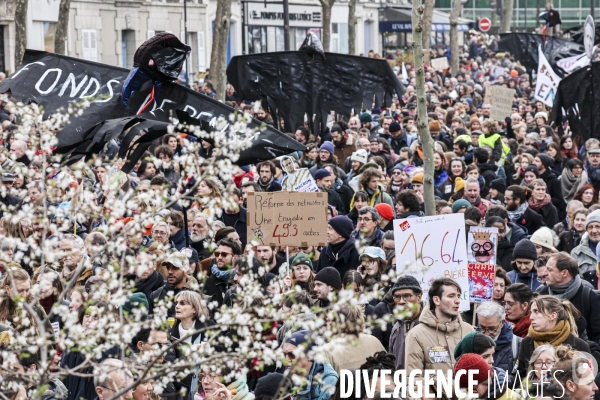 Manifestation contre la réforme des retraites 07032023