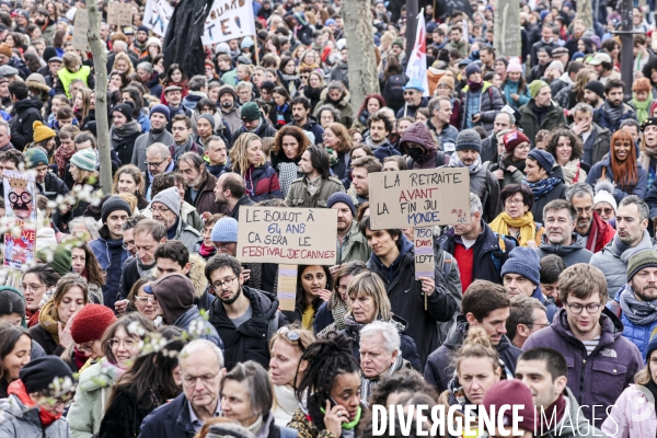 Manifestation contre la réforme des retraites 07032023