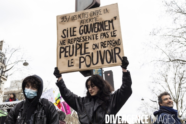 Manifestation contre la réforme des retraites 07032023