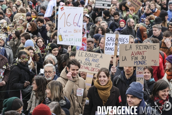 Manifestation contre la réforme des retraites 07032023