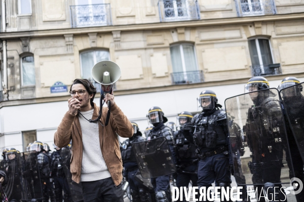 Manifestation de la jeunesse contre la réforme des retraites 09032023