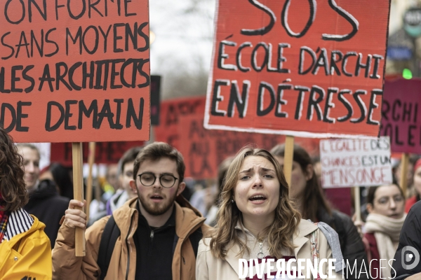 Manifestation de la jeunesse contre la réforme des retraites 09032023