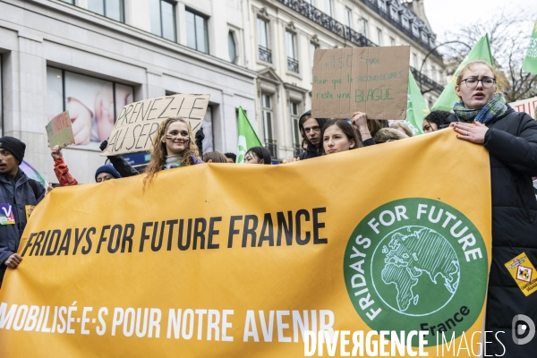 Manifestation Fridays for future contre la réforme des retraites 10032023