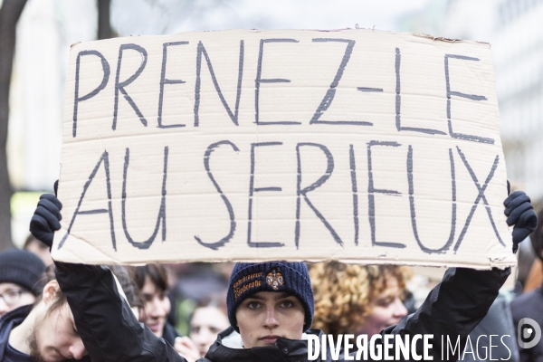 Manifestation Fridays for future contre la réforme des retraites 10032023