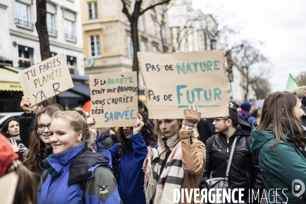 Manifestation Fridays for future contre la réforme des retraites 10032023