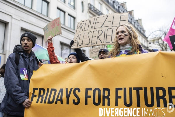 Manifestation Fridays for future contre la réforme des retraites 10032023