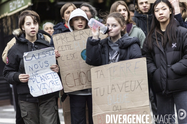 Manifestation Fridays for future contre la réforme des retraites 10032023