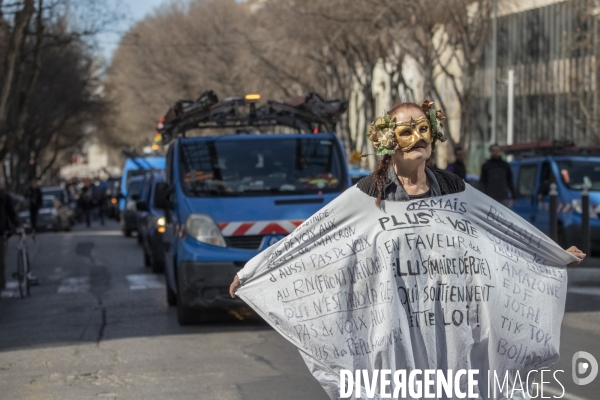 Huitième manifestation contre la réforme de la retraite à Marseille