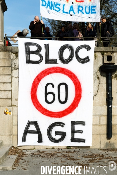 Huitième journée de mobilisation contre la réforme des retraites à Nantes