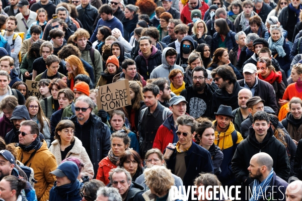 Huitième journée de mobilisation contre la réforme des retraites à Nantes