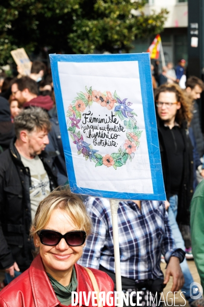 Huitième journée de mobilisation contre la réforme des retraites à Nantes