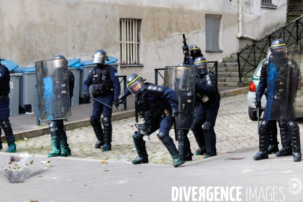 Huitième journée de mobilisation contre la réforme des retraites à Nantes