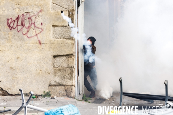 Huitième journée de mobilisation contre la réforme des retraites à Nantes