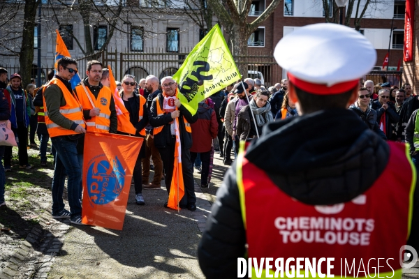 Toulouse : manifestation contre la reforme de la retraite