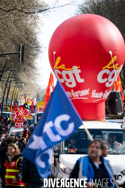 Toulouse : manifestation contre la reforme de la retraite