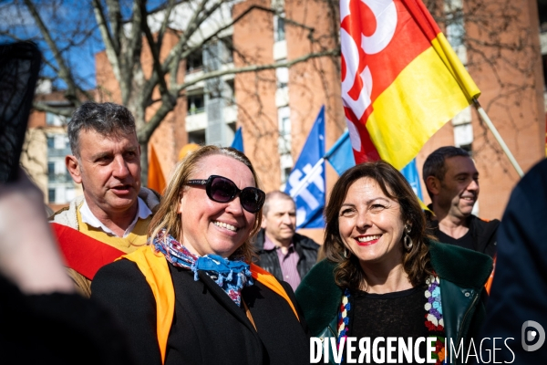 Toulouse : manifestation contre la reforme de la retraite