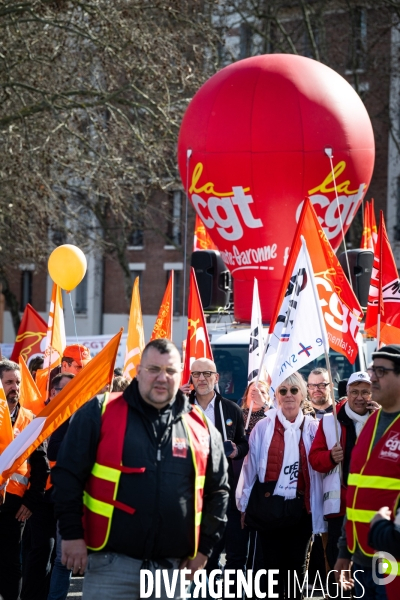 Toulouse : manifestation contre la reforme de la retraite