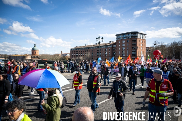 Toulouse : manifestation contre la reforme de la retraite