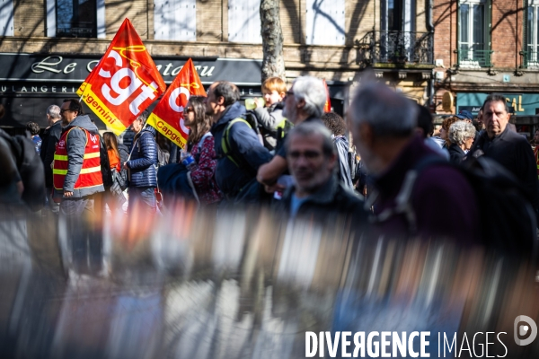 Toulouse : manifestation contre la reforme de la retraite