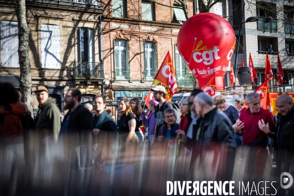 Toulouse : manifestation contre la reforme de la retraite