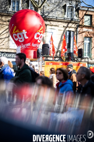 Toulouse : manifestation contre la reforme de la retraite